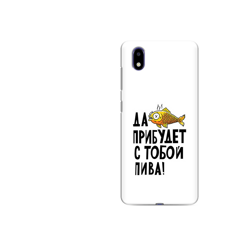 

Чехол MyPads Tocco для ZTE Blade A31 Lite ДА прибудет с тобой пива (PT162823.461.58), Прозрачный, Tocco
