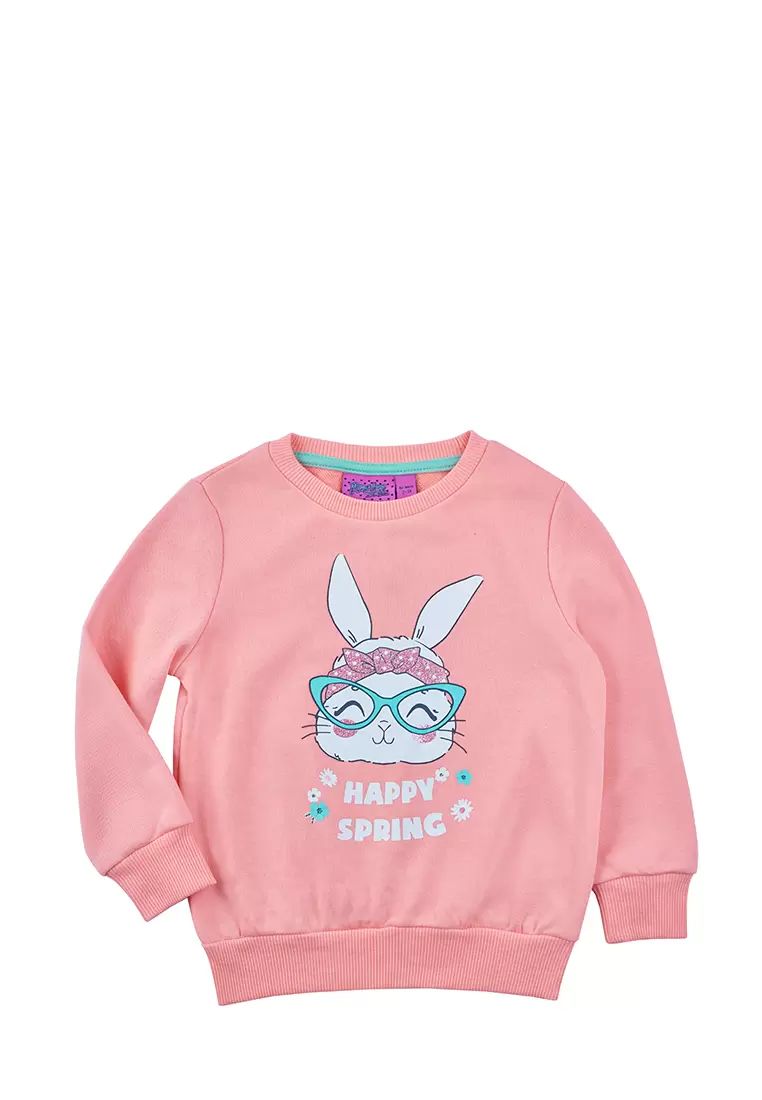 

Свитшот детский Max&Jessi SS23C30600511, персиковый, 104, Розовый, 205673
