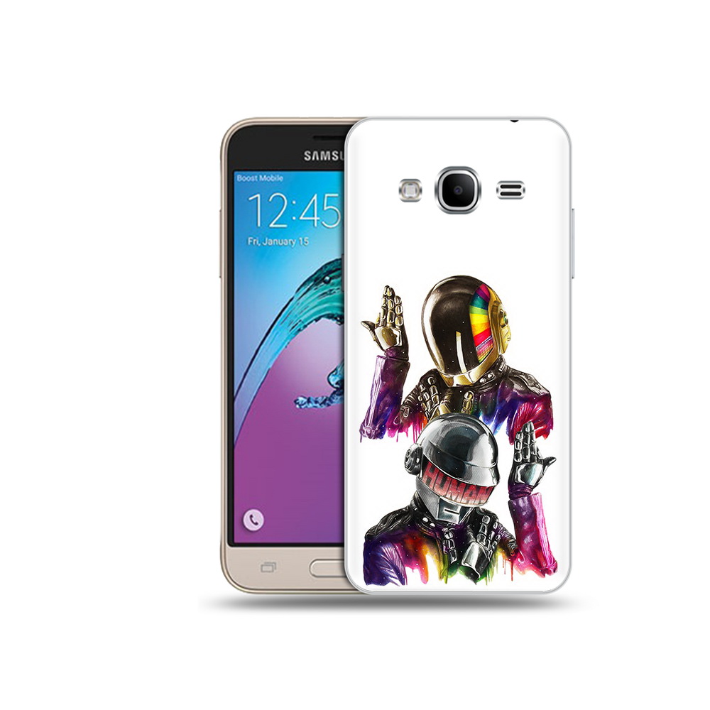 

Чехол MyPads Tocco для Samsung Galaxy J3 (2016) диско космонавты (PT29089.580.329), Прозрачный, Tocco