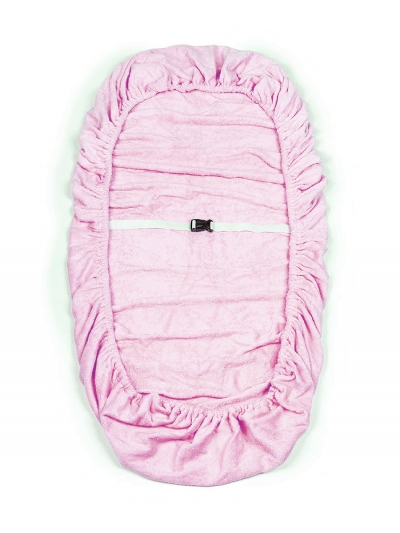 фото Чехол махровый на кушетку igrobeauty розовый 90x215x30 см