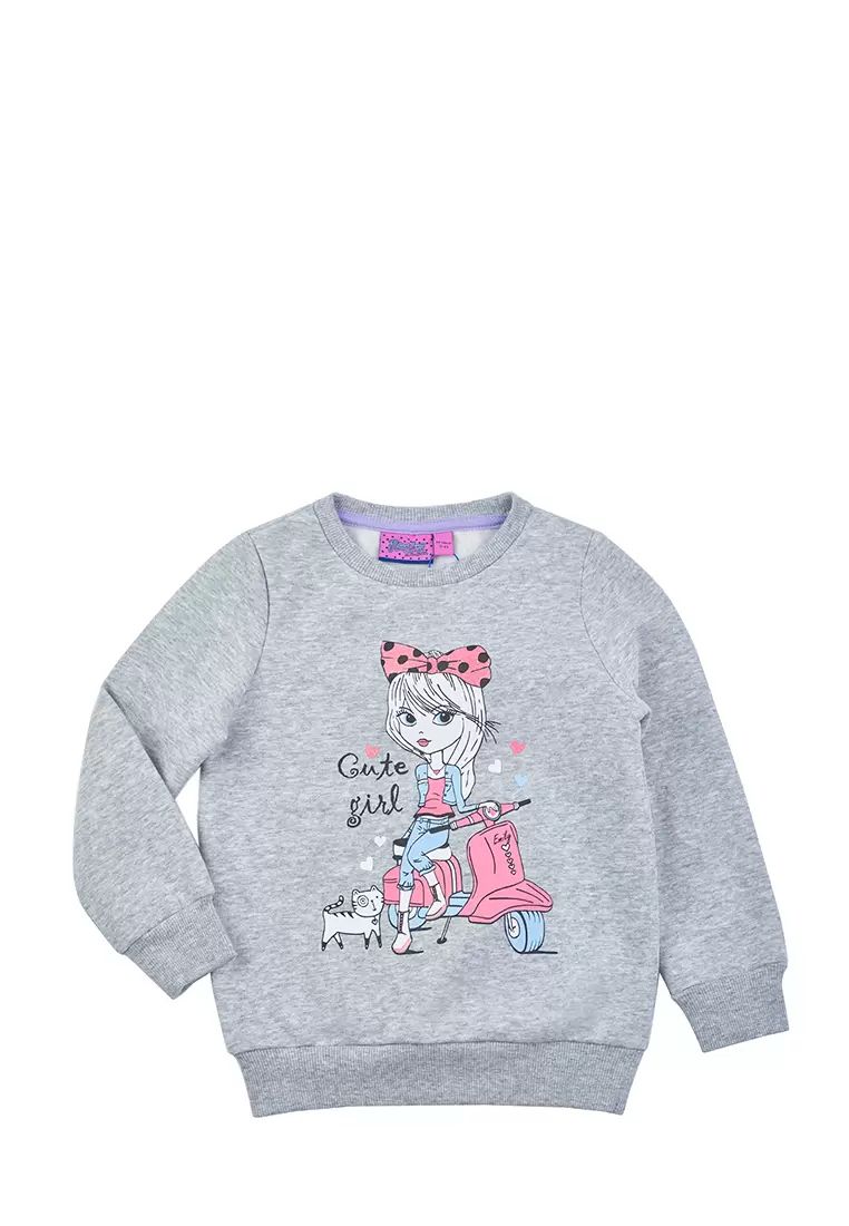

Свитшот детский Max&Jessi SS23C33000613, серый, 104, 205676