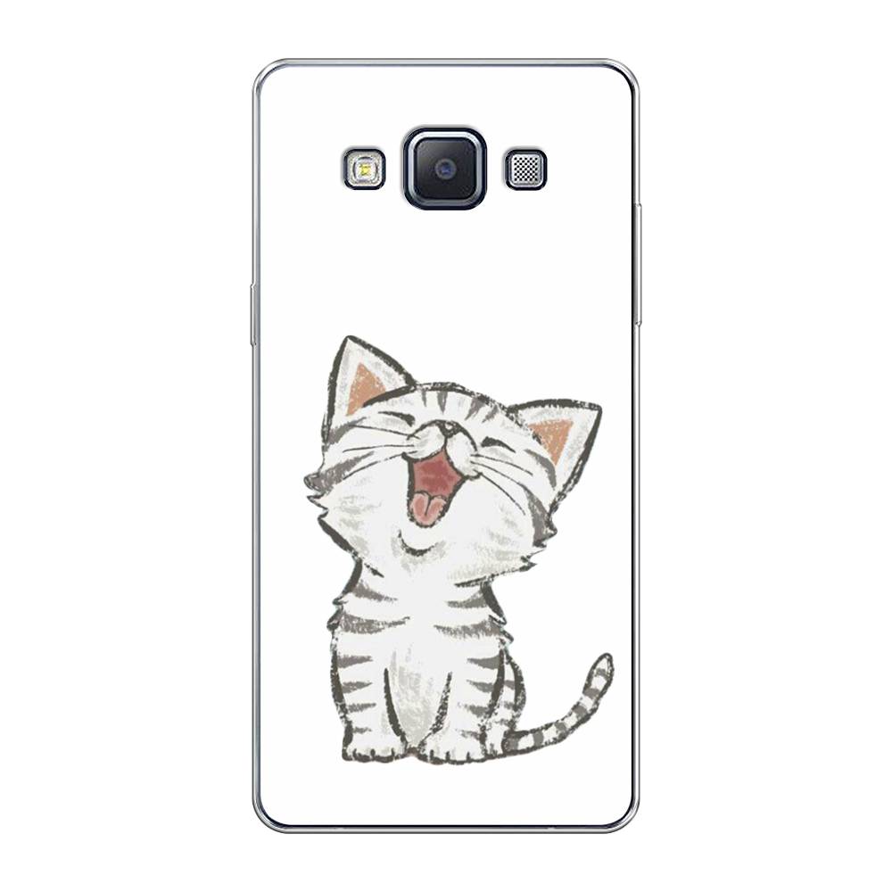 

Чехол Awog на Samsung Galaxy A5 / Самсунг A5 "Котенок рисованный", Серый;белый, 20450-1
