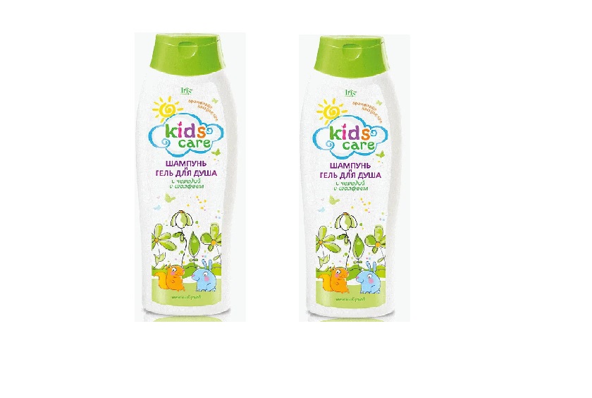 Шампунь и Гель Iris Cosmetic для душа Kids Care ЧЕРЕДА и ШАЛФЕЙ 400мл 2 шт