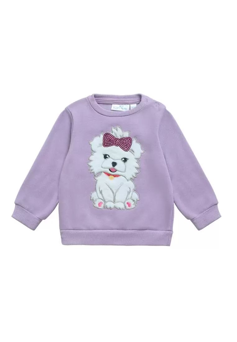 Свитшот детский Kari Baby AW22B129 фиолетовый 80 399₽