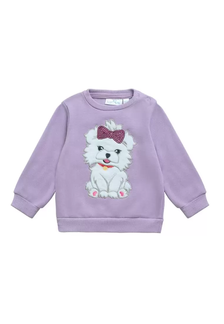 

Свитшот детский Kari Baby AW22B129, фиолетовый, 86, 205555