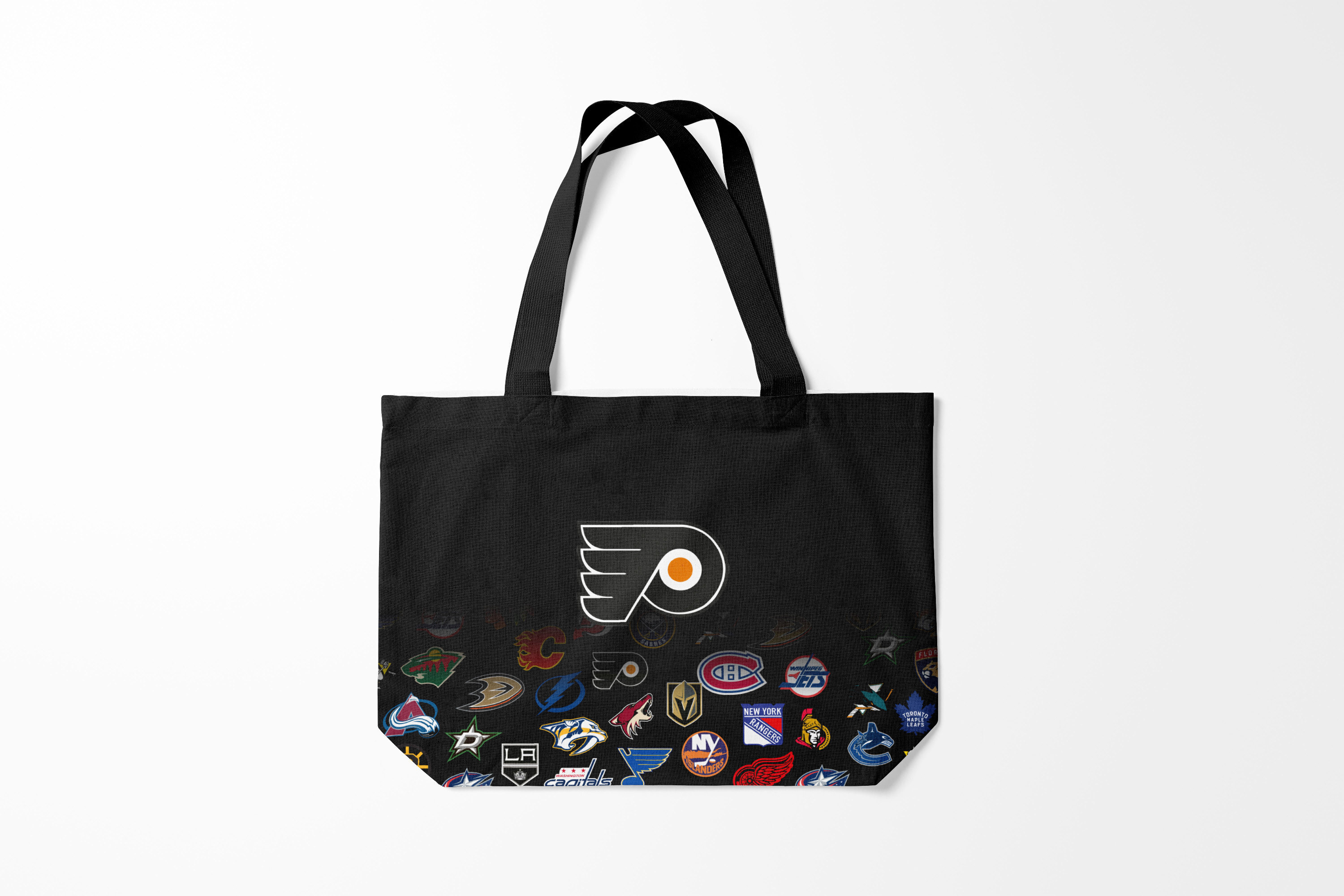 

Сумка шoппер унисекс Burnettie NHL Philadelphia Flyers НХЛ Z, черный, NHL Philadelphia Flyers НХЛ Z