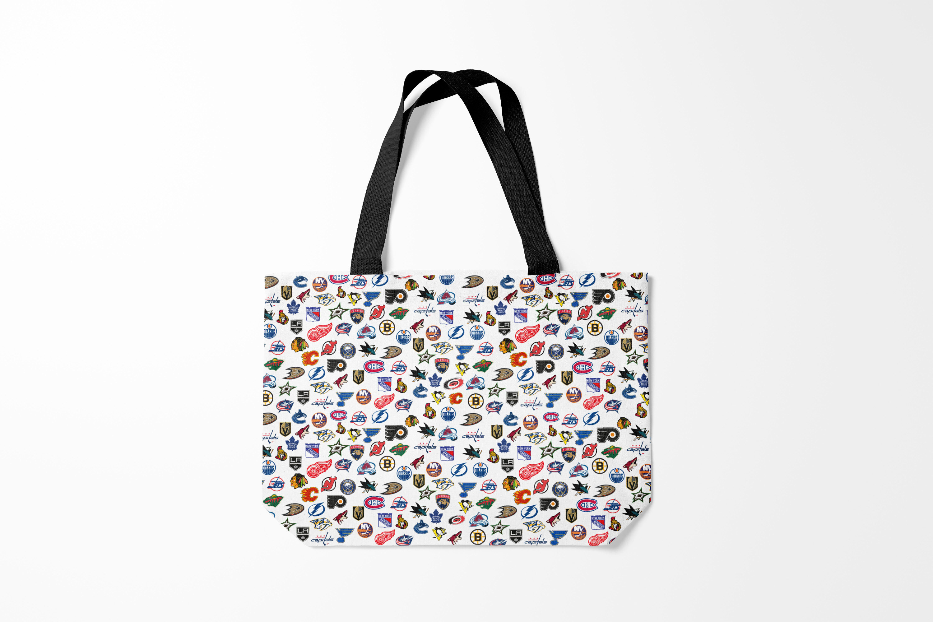 

Сумка шoппер унисекс Burnettie NHL PATTERN НХЛ Z, белый, NHL PATTERN НХЛ Z