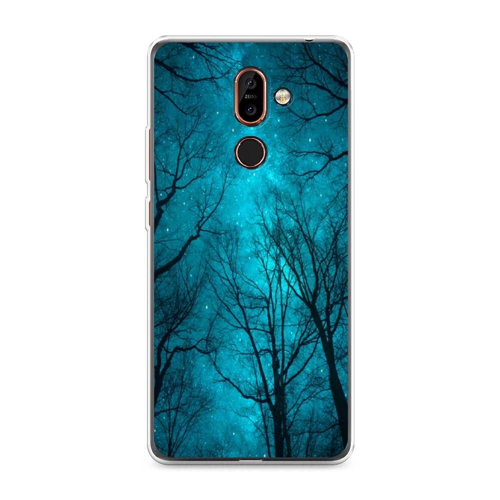 

Чехол Awog на Nokia 7 plus / Нокиа 7 plus "Сказочный лес", Черный;голубой, 121050-4