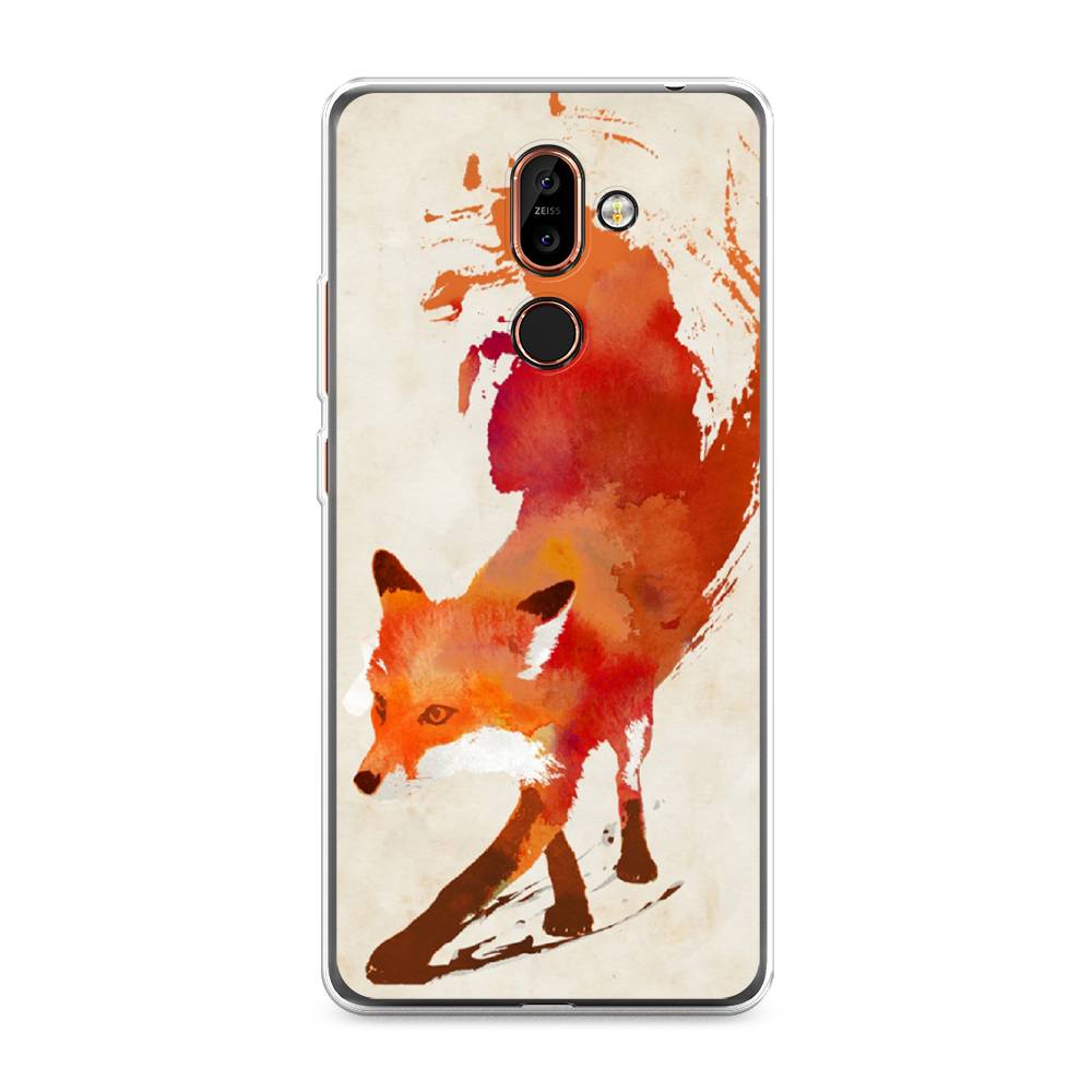 

Чехол Awog на Nokia 7 plus / Нокиа 7 plus "Лиса", Оранжевый, 121050-10