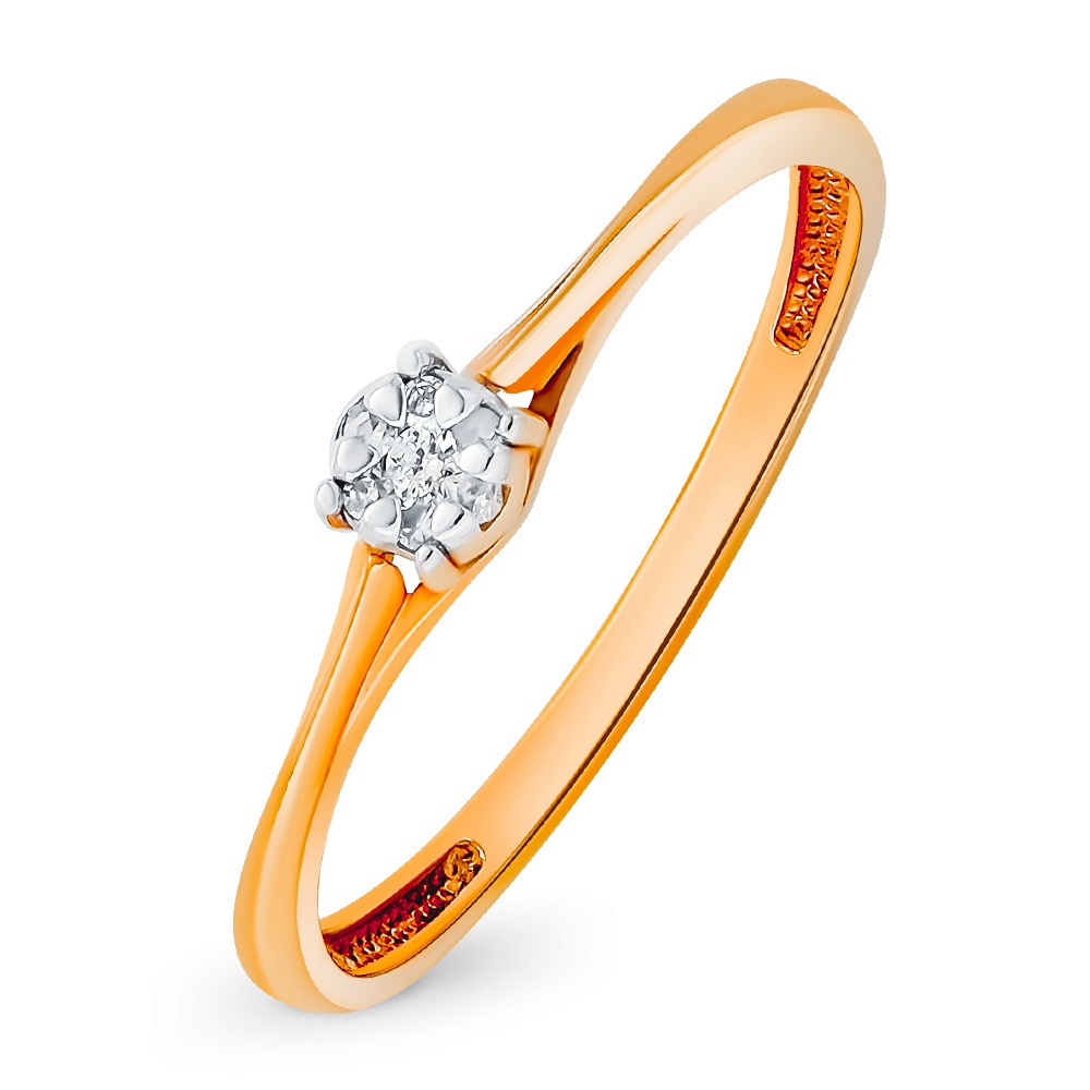 

Кольцо из золота р. , 585Gold 101014030, бриллиант, 101014030