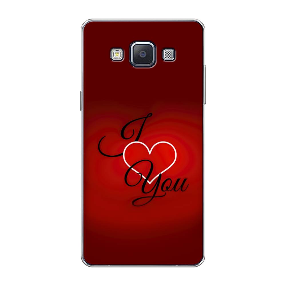 

Чехол Awog на Samsung Galaxy A5 / Самсунг A5 "I love you 3", Красный;черный, 20450-6