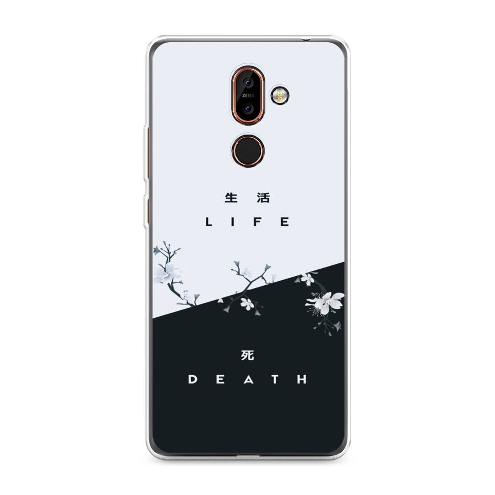

Чехол Awog на Nokia 7 plus / Нокиа 7 plus "Life and death", Черный;серый, 121050-7