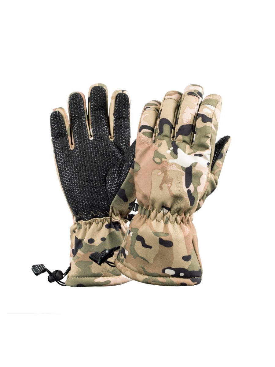 Перчатки зимние тактические камуфляж р. L