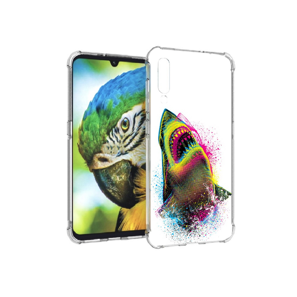 

Чехол MyPads Tocco для Xiaomi Mi 9 челюсти-2 (PT126035.255.674), Прозрачный, Tocco