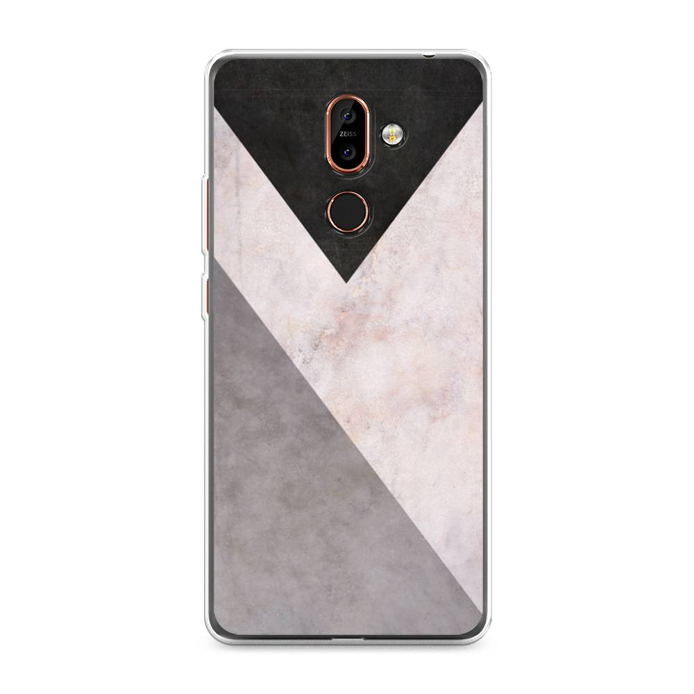 

Чехол Awog на Nokia 7 plus / Нокиа 7 plus "Геометричный мрамор", Бежевый, 121050-3