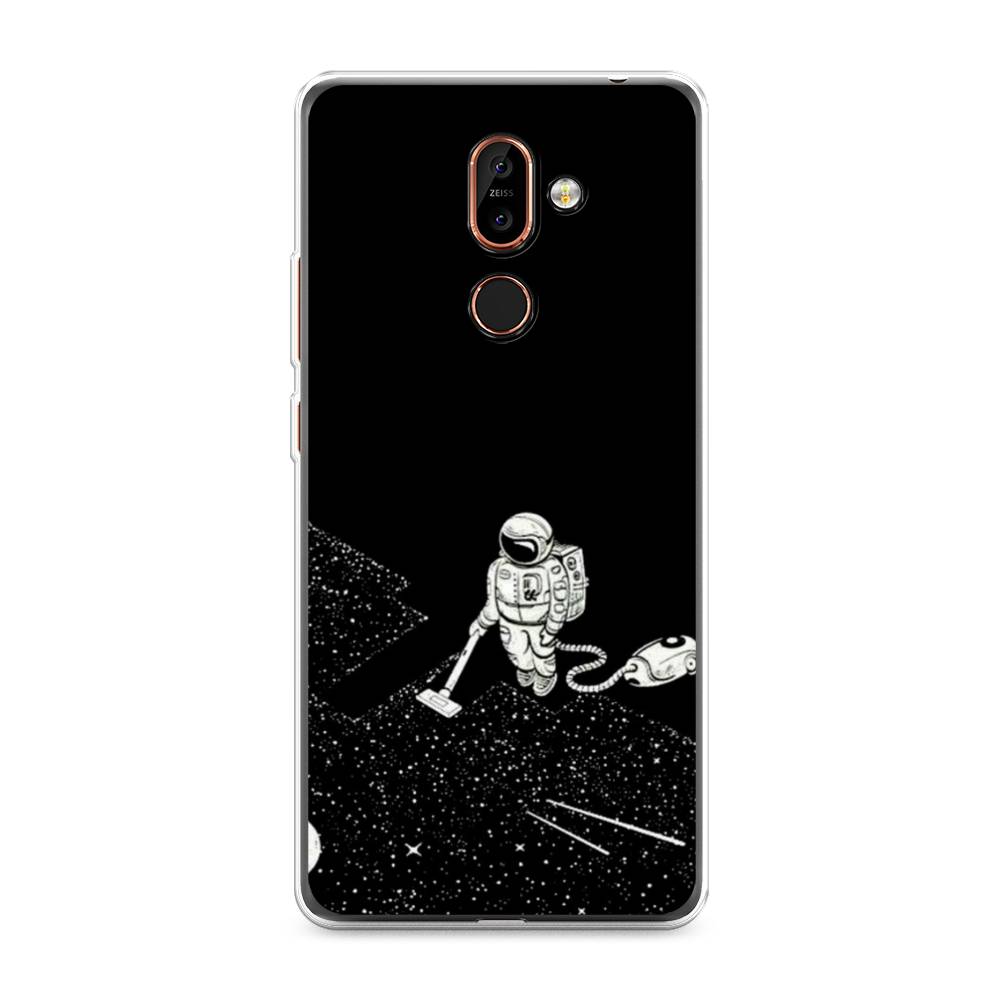 фото Чехол awog "космонавт с пылесосом" для nokia 7 plus