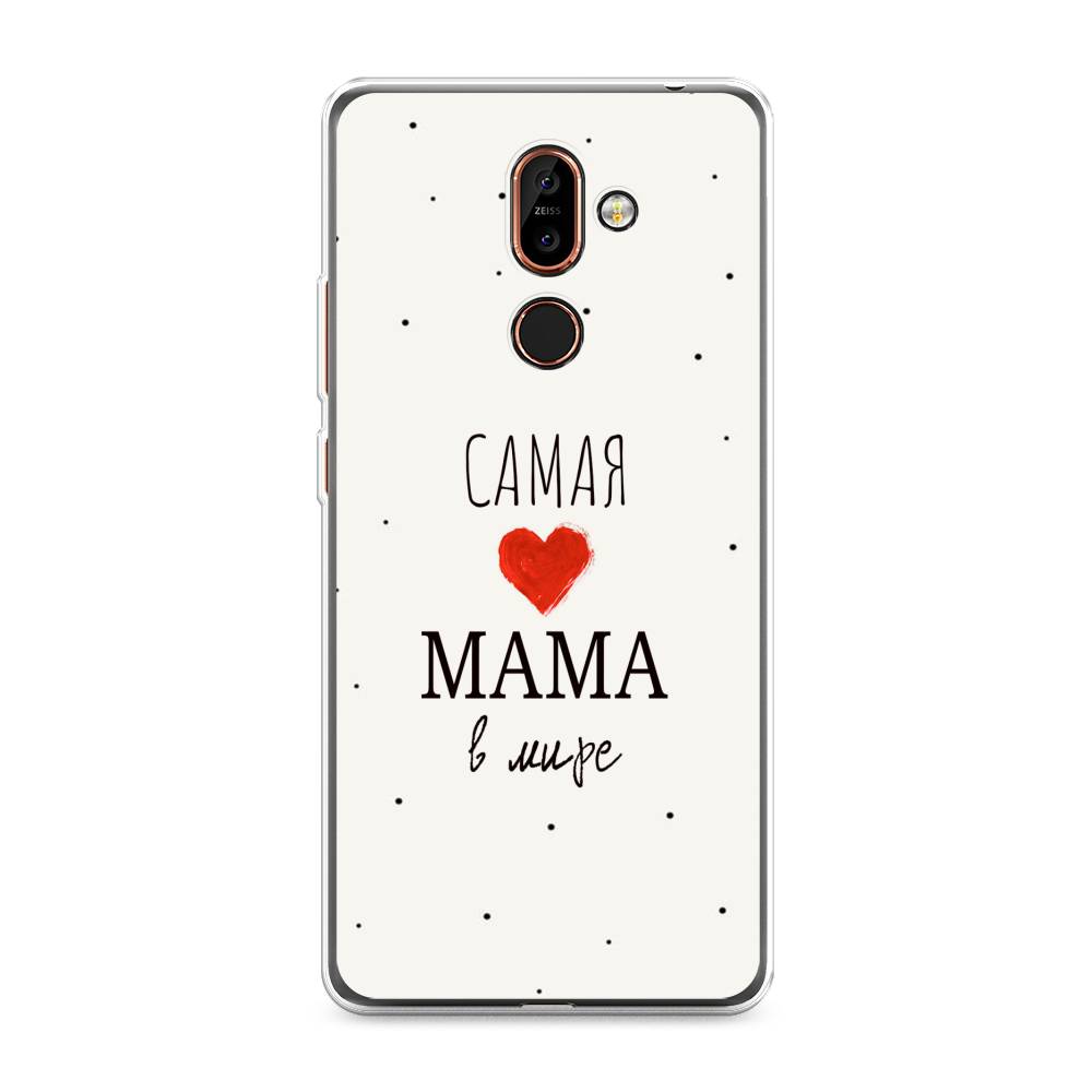 

Чехол Awog на Nokia 7 plus / Нокиа 7 plus "Самая любимая мама", Красный;черный;бежевый, 121050-6