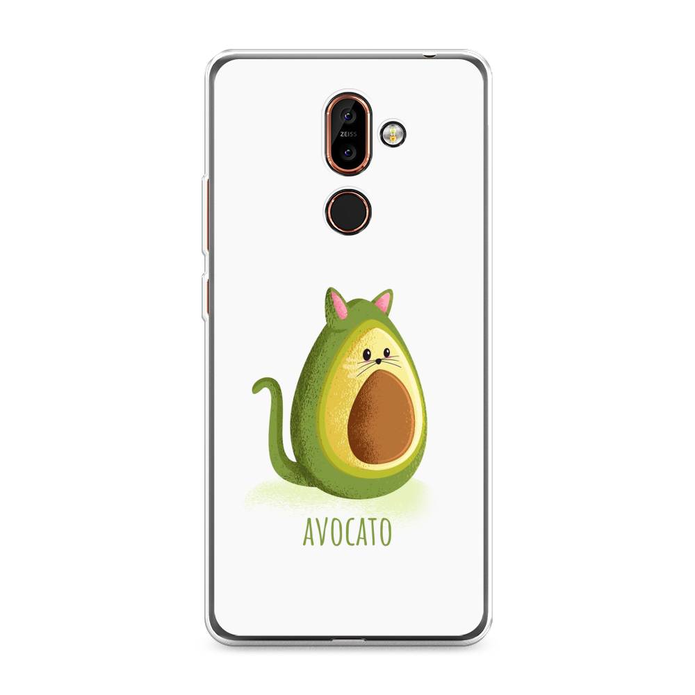 

Чехол Awog на Nokia 7 plus / Нокиа 7 plus "Avocato", Зеленый;коричневый, 121050-10