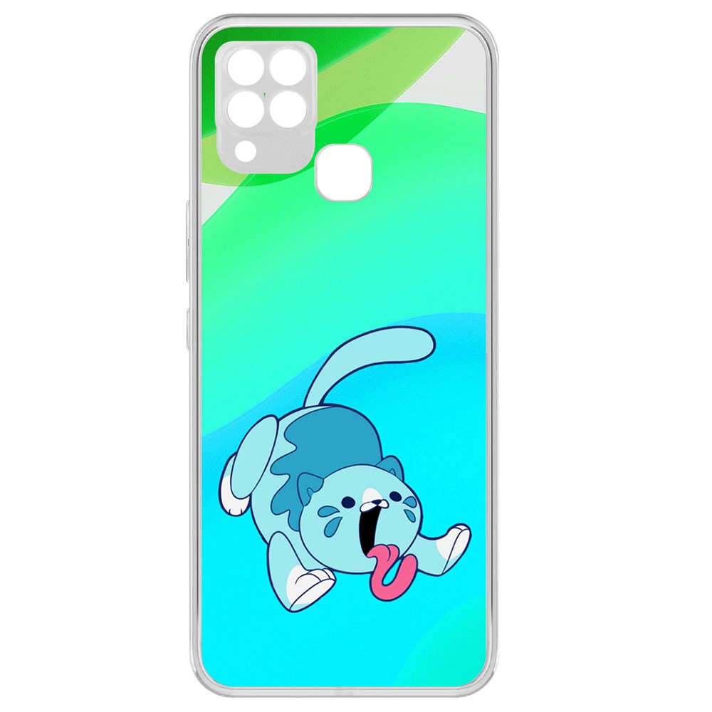 

Чехол-накладка Krutoff Clear Case Хаги Ваги - Конфетная Кошка для INFINIX Hot 10S