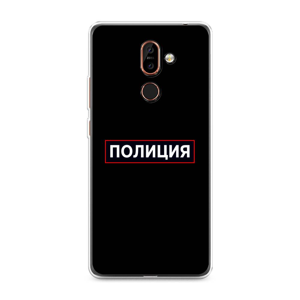 

Чехол Awog на Nokia 7 plus / Нокиа 7 plus "Police logo", Черный;белый;красный, 121050-5