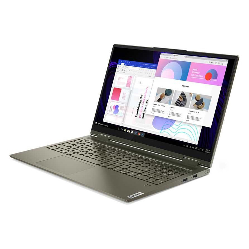 фото Игровой ноутбук lenovo yoga 7 15itl5 (82bj00daru) green