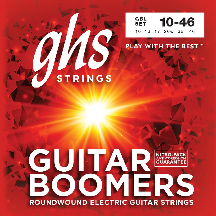 фото Набор струн для электрогитары ghs strings gbl guitar boomers™