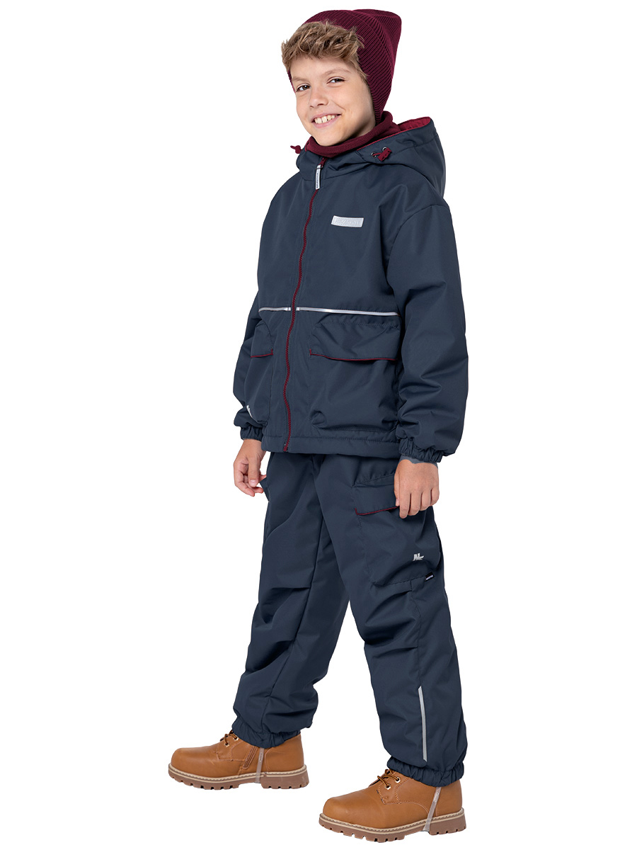 

Комплект верхней одежды детский NIKASTYLE 7м2324, серый, 122, 7м2324