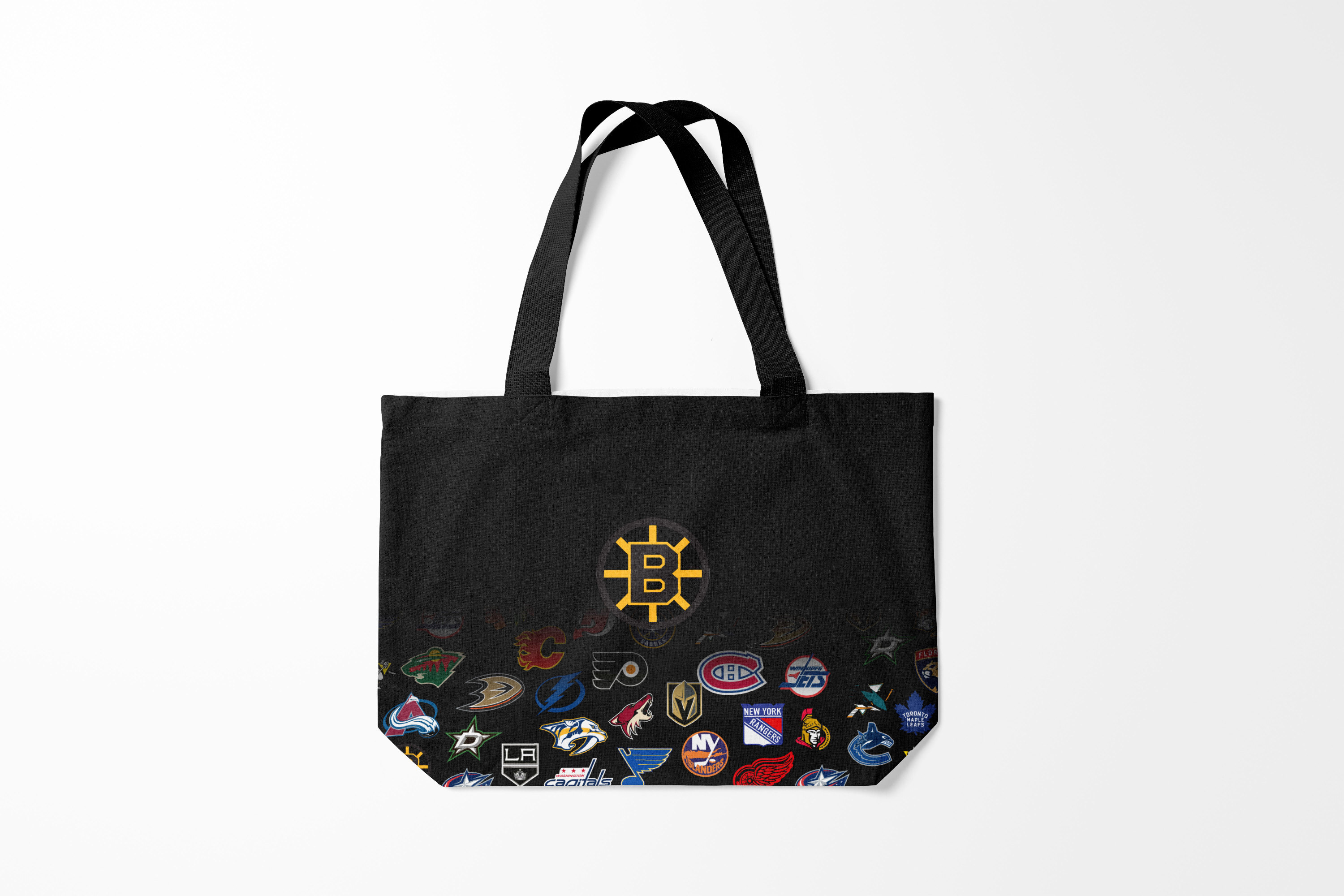 

Сумка шoппер унисекс Burnettie NHL Boston Bruins Z, черный, NHL Boston Bruins Z