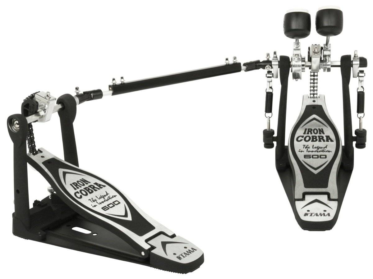 Двойная педаль для барабана Tama HP600DTW Iron Cobra 600 Twin Pedal TAMA HP600DTW IRON COBRA 600 TWIN PEDAL