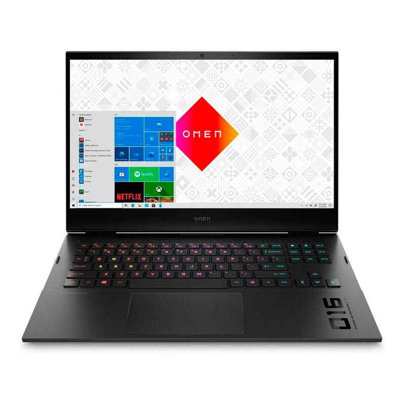 фото Игровой ноутбук hp omen 16-c0041ur 4s1a7ea silver