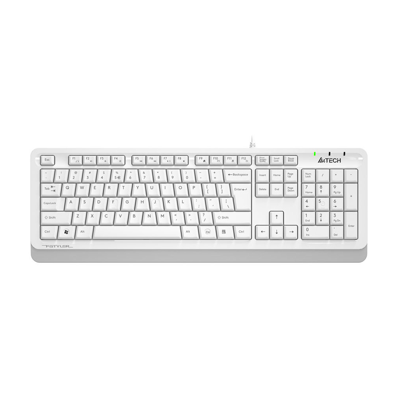 Проводная клавиатура A4Tech Fstyler FKS10 White/Gray