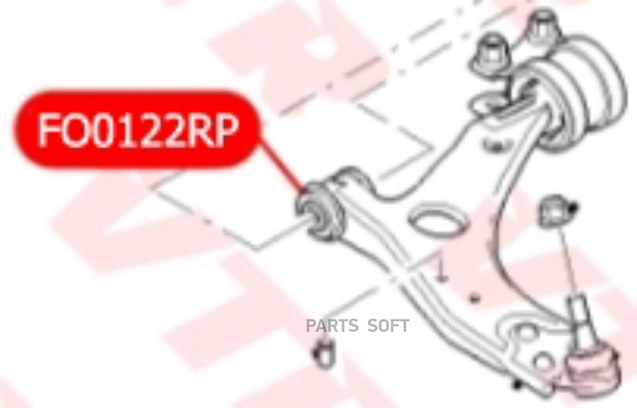 

Полиуретановый Сайлентблок Рычага Передней Подвеск VTR FO0122RP