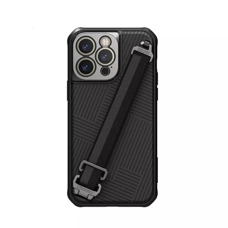 фото Чехол nillkin strap case для iphone 14 pro max (черный) apple