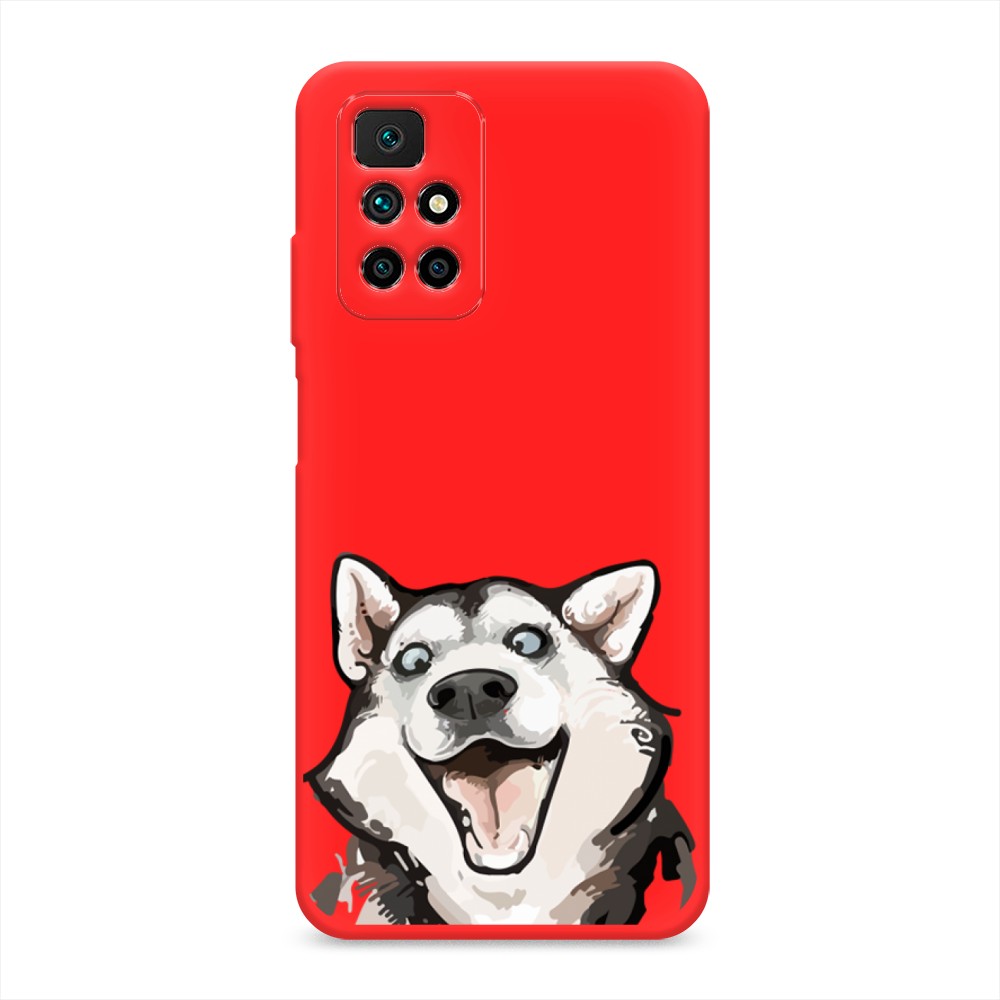 

Чехол Awog на Xiaomi Redmi 10 "Радостный хаски", Разноцветный, 311353-1