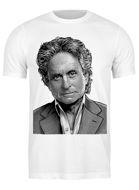 

Футболка мужская Printio Michael douglas белая M, Белый, Michael douglas
