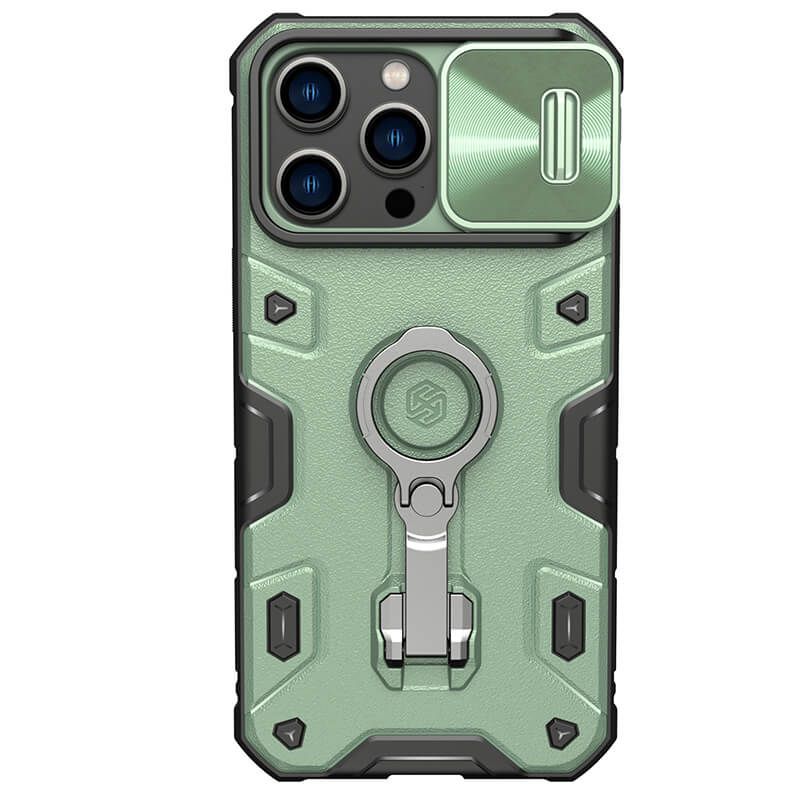 

Чехол Nillkin CamShield Armor Pro Magnetic для iPhone 14 Pro Max (зеленый)