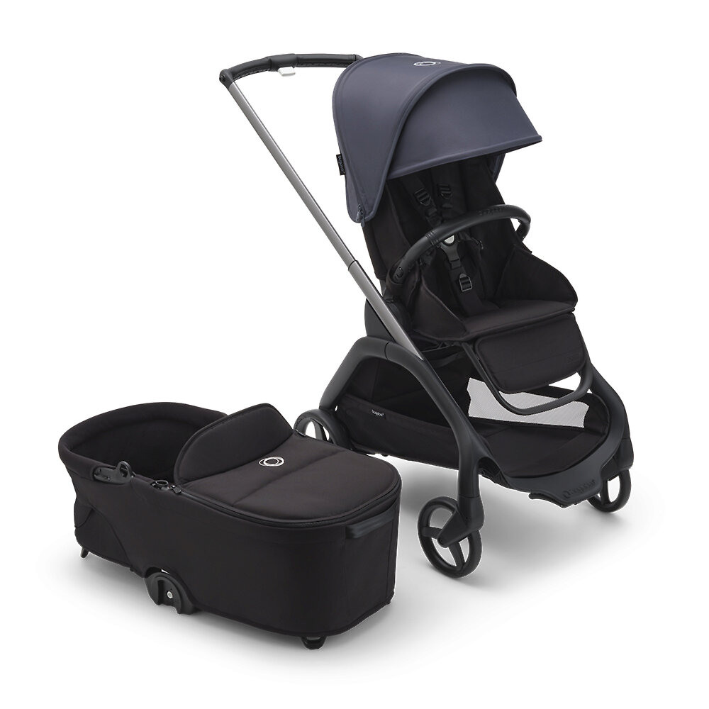 Коляска 2в1 Bugaboo Dragonfly Graphite, цвет Black-Stormy Blue