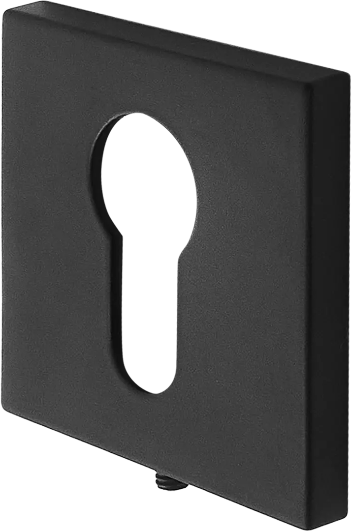 Накладка на цилиндр Puerto Slim ET AL 03 B 50x50 мм цвет черный