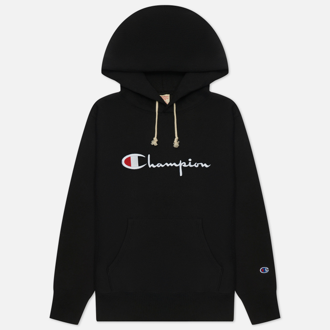 фото Худи женское champion reverse weave 114788-kk001 черное xs