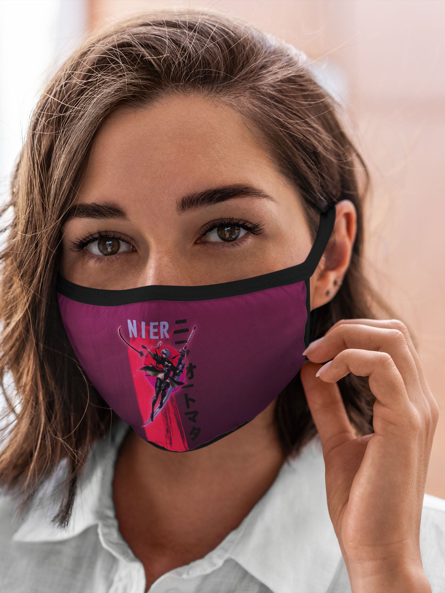 

Многоразовая маска унисекс Burnettie Nier Neir, Разноцветный, Nier Neir