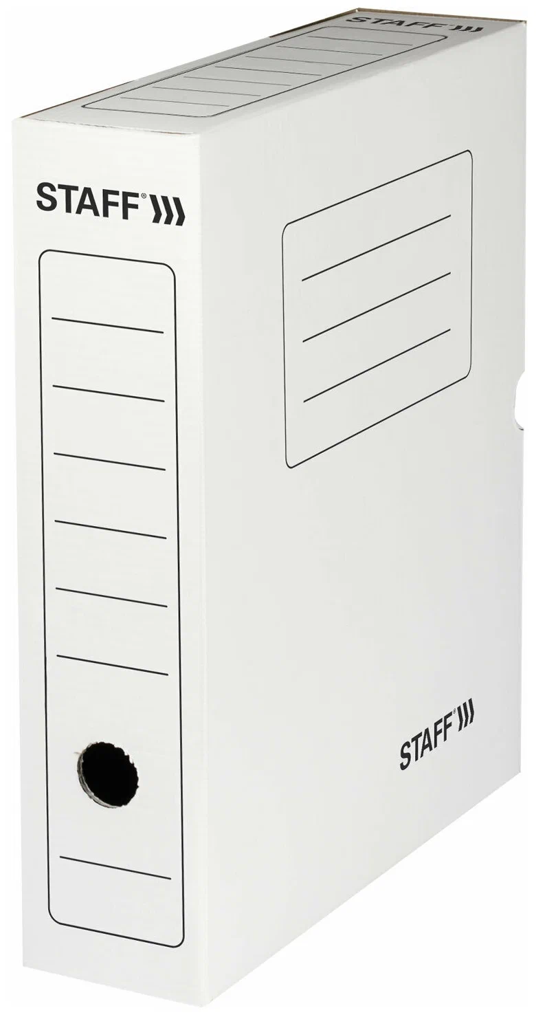 

Короб архивный Staff 128858 белый с клапаном, 128858