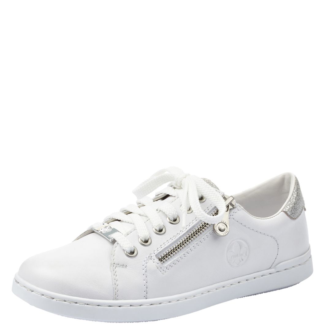 

Кеды женские Rieker L2721/80 белые 36 RU, Белый, L2721/80