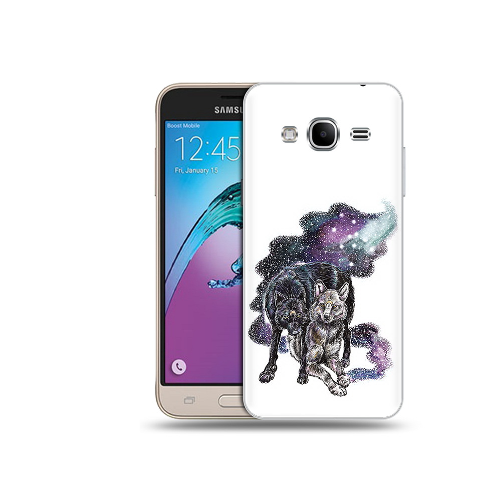 

Чехол MyPads Tocco для Samsung Galaxy J3 (2016) звездные волки (PT29089.580.352), Прозрачный, Tocco
