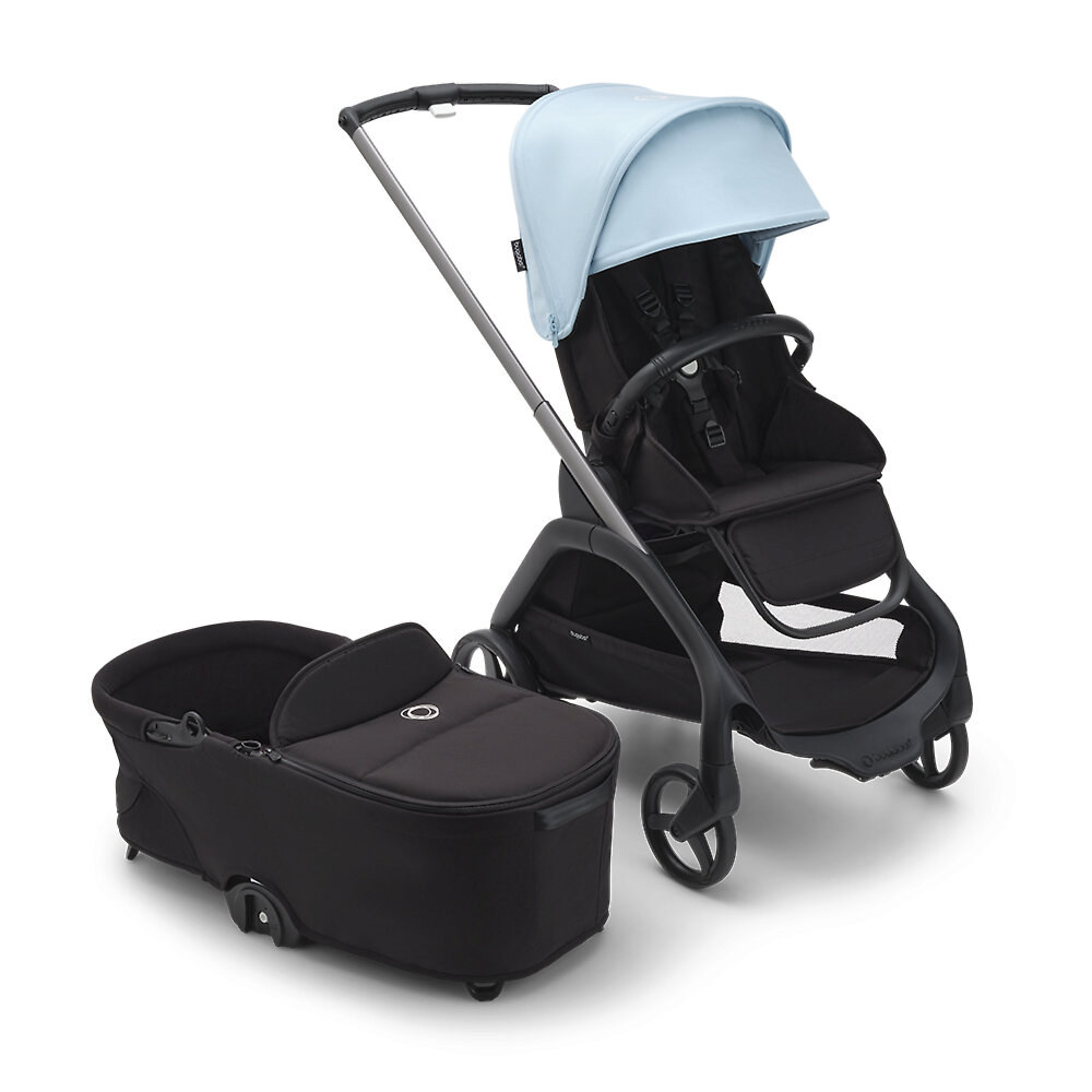 Коляска 2в1 Bugaboo Dragonfly Graphite, цвет Black-Skyline Blue