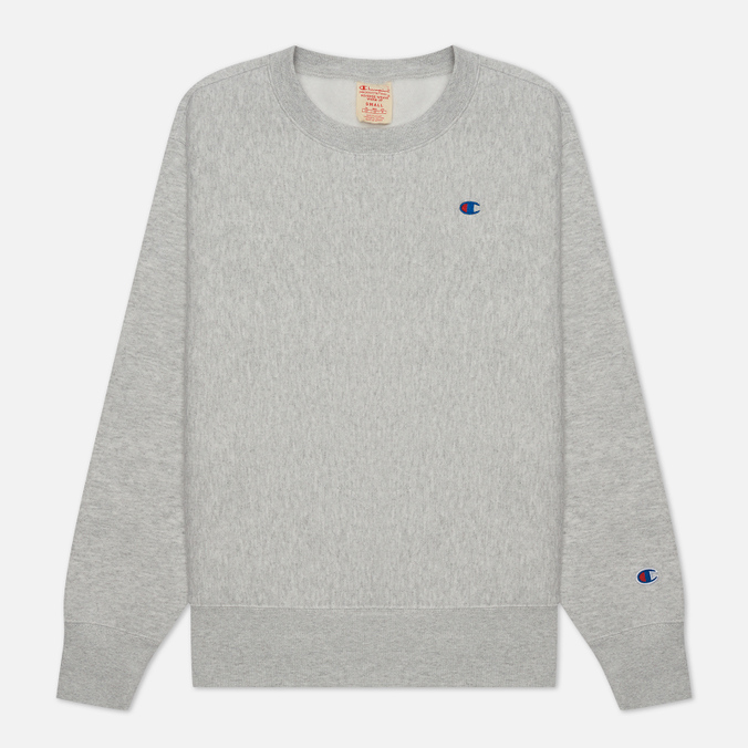 

Свитшот женский Champion Reverse Weave 114789-EM004 серый M, 114789-EM004