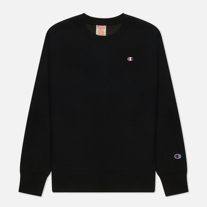 

Свитшот женский Champion Reverse Weave 114789-KK001 черный S, 114789-KK001