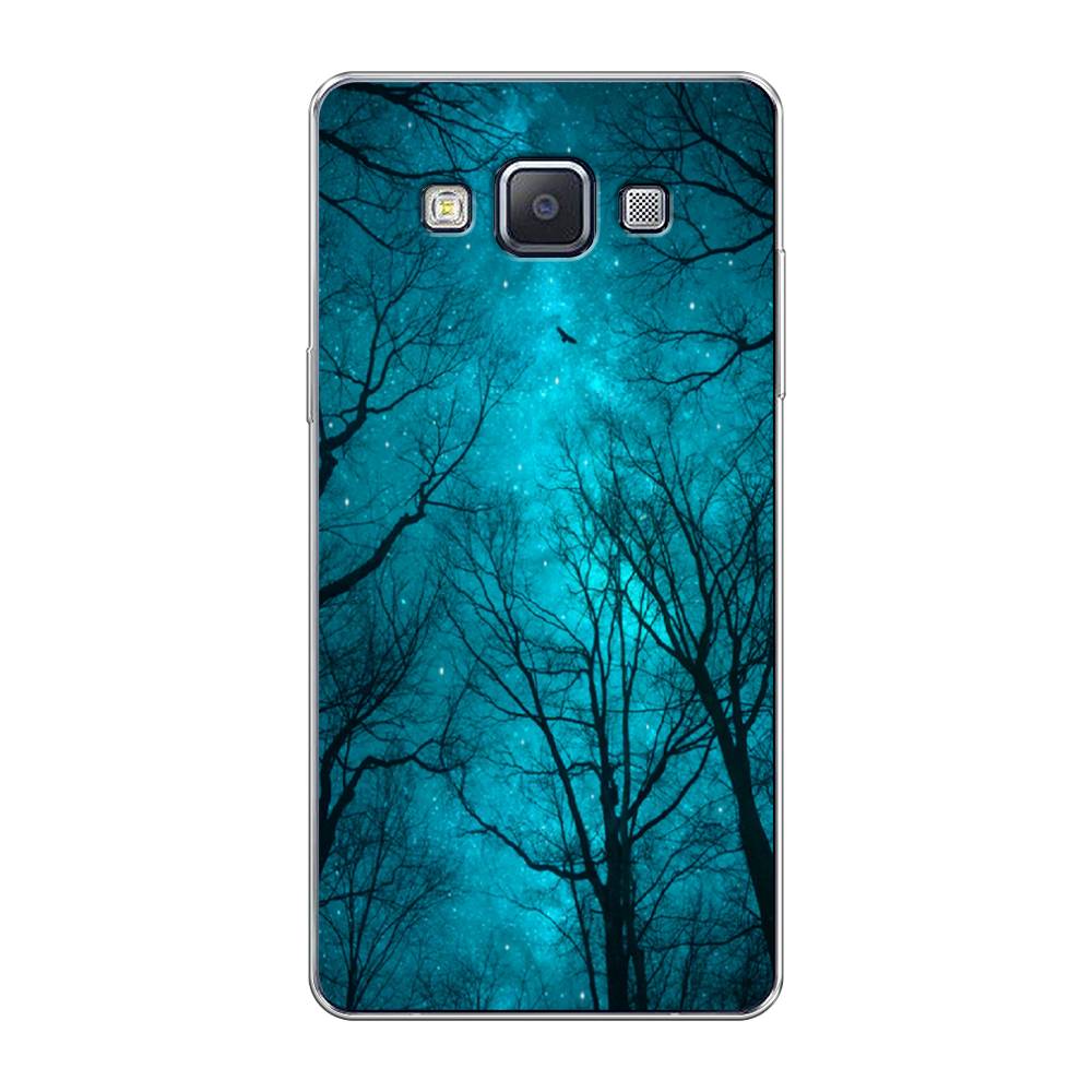 

Чехол Awog на Samsung Galaxy A5 / Самсунг A5 "Сказочный лес", Черный;голубой, 20450-4