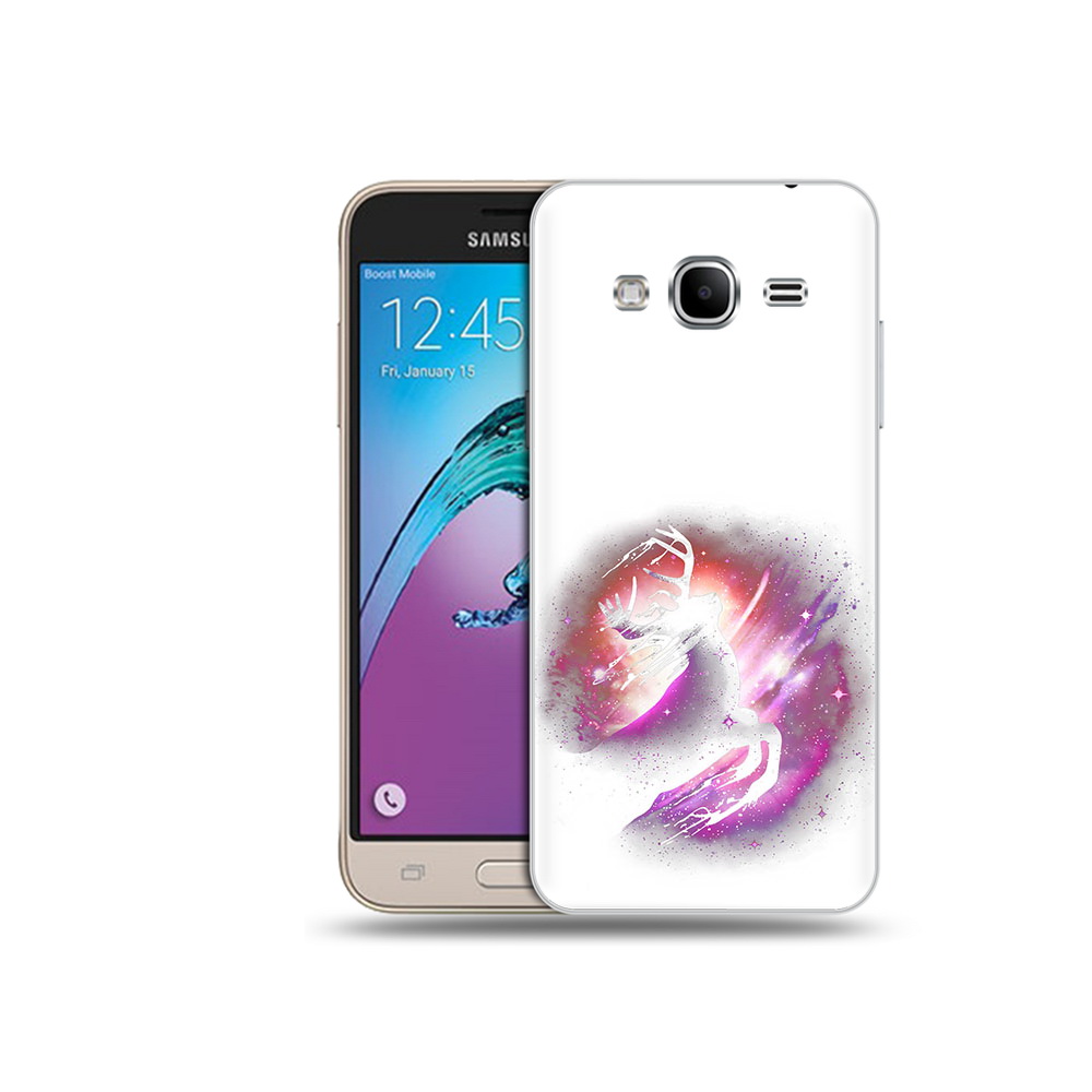 

Чехол MyPads Tocco для Samsung Galaxy J3 (2016) звездный олень (PT29089.580.354), Прозрачный, Tocco