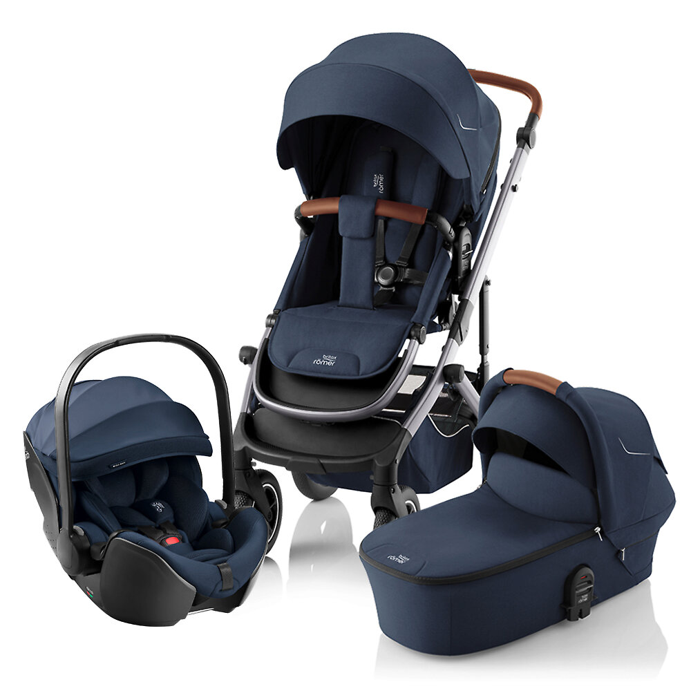 Коляска 3в1 Britax Romer Smile 5Z, цвет Night Blue-Baby Safe PRO