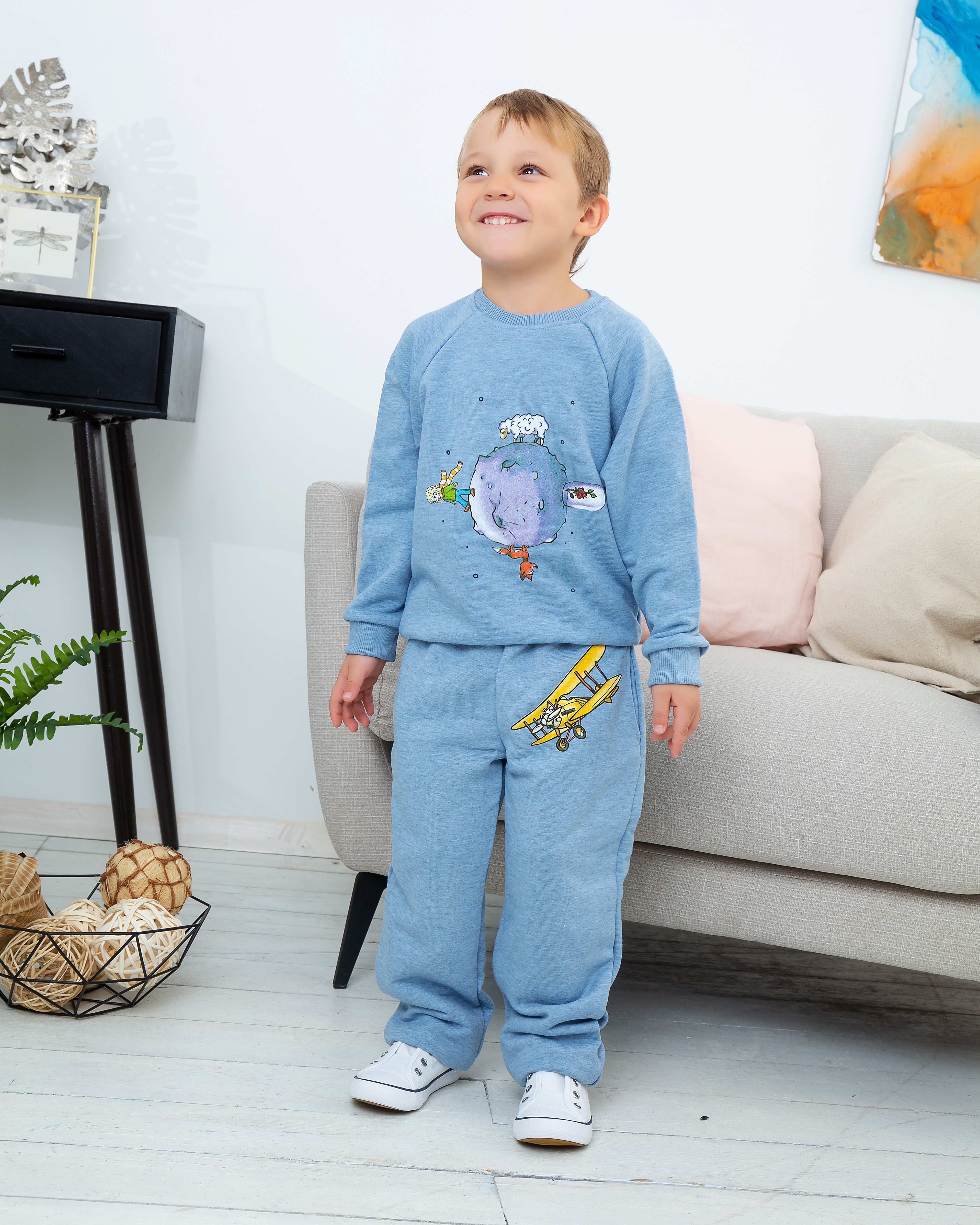 

Джемпер детский ОСЬМИНОЖКА 407-112П голубой р.98, 407-112П